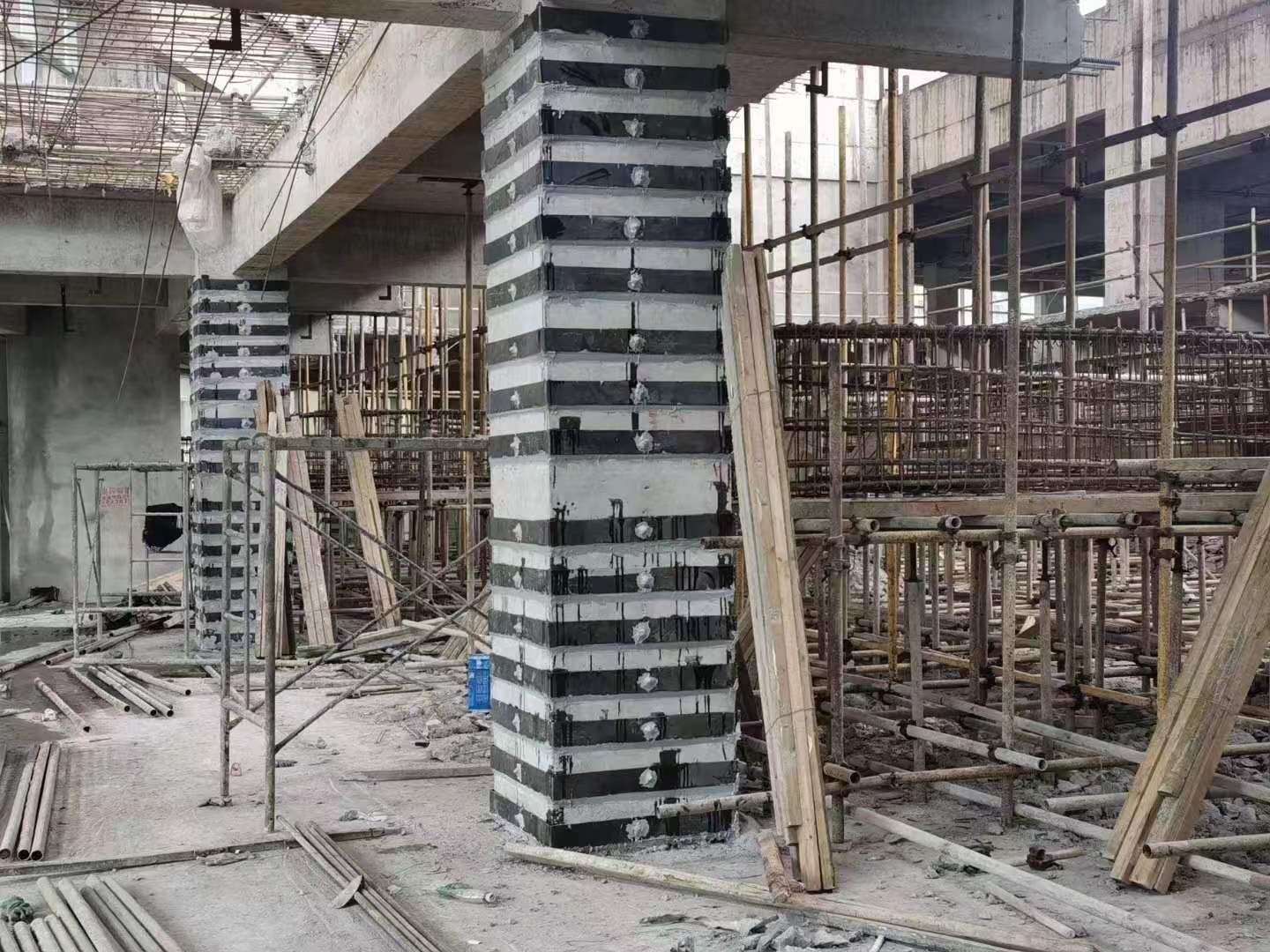 湘潭柱子包钢加固施工方案